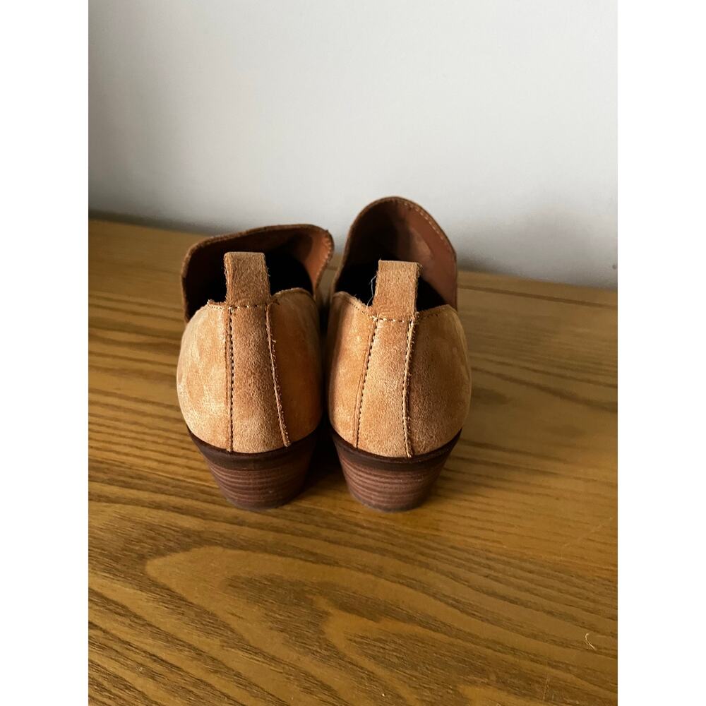 Lucky Brand Mahzan Slip On Loafers Brown Leather Women’s 38 7.5 Dorsay Pointed - Picture 5 of 7